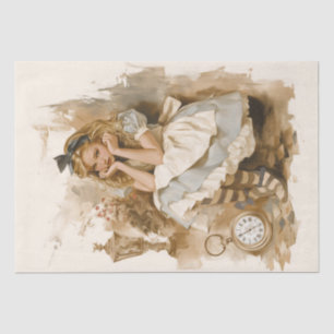 Papier Mousseline Whimsical Wonderland - Vintage Alice