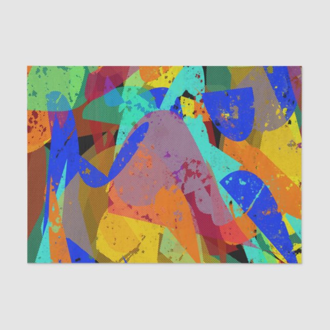 Papier Mousseline Whirlpool de couleur (Recto)