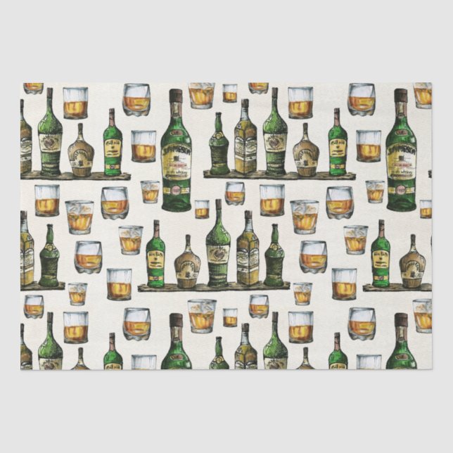 Papier Mousseline Whisky rustique (Recto)