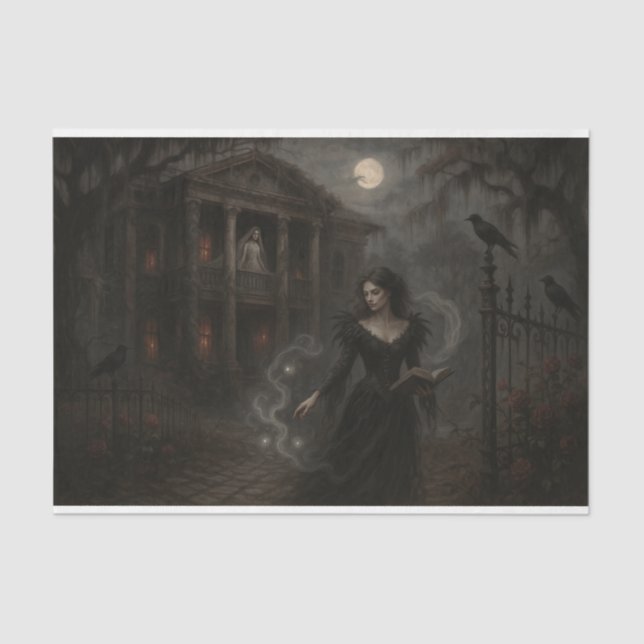 Papier Mousseline Whispers à la porte (Recto)