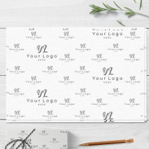 White Logo motif Business Marque Emballage simple