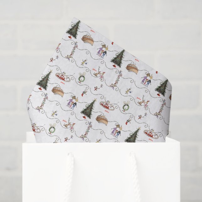 Papier Mousseline Whoville Christmas Garland Celebration (Sac cadeau)