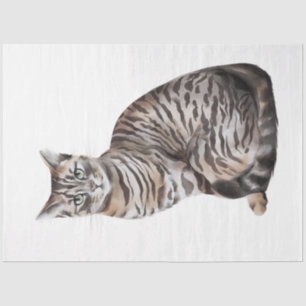 Papier Mousseline Wild Cats Series Design 6