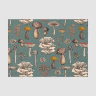 Papier Mousseline Wild Mushrooms
