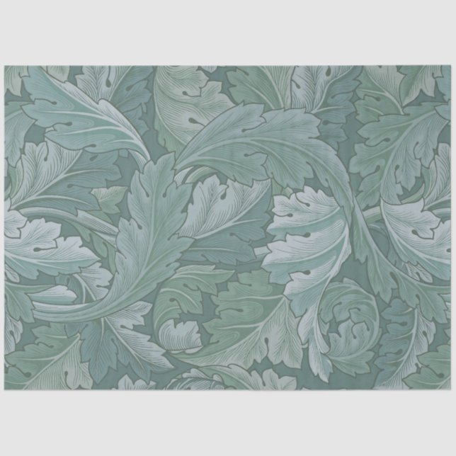 Papier Mousseline William Morris Acanthus Botanical Harmony Classic (Recto)
