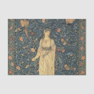 Papier Mousseline William Morris antique Flora