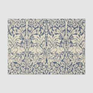 Papier Mousseline William Morris, Art nouveau, motif, gris, nature, 