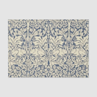 Papier Mousseline William Morris, Art nouveau, motif, gris, nature,