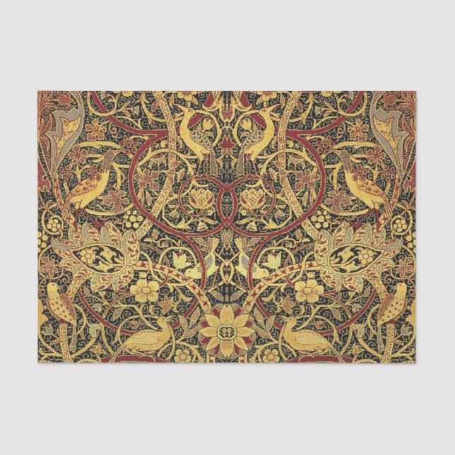 Papier Mousseline William Morris Bullerswood Tapisserie Faux (Recto)
