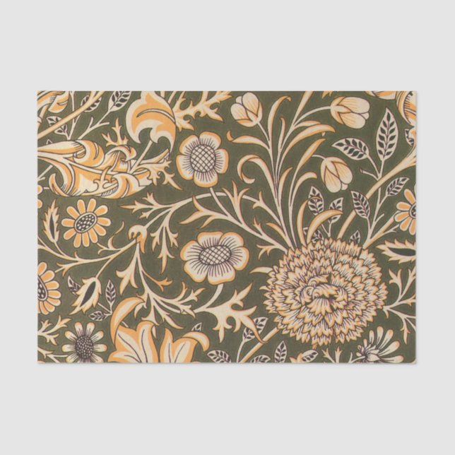 Papier Mousseline William Morris Cherwell Motif de fond d'écran (Recto)