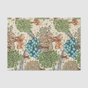 Papier Mousseline William Morris Deer par une Tapisserie Brook Beige
