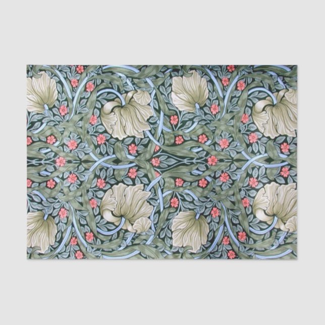 Papier Mousseline William Morris Design Tissue Paper (Recto)