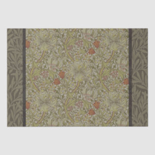 Papier Mousseline William Morris Floral Lys willow art design