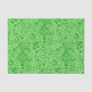 Papier Mousseline William Morris Indian, Lime et Kiwi Green