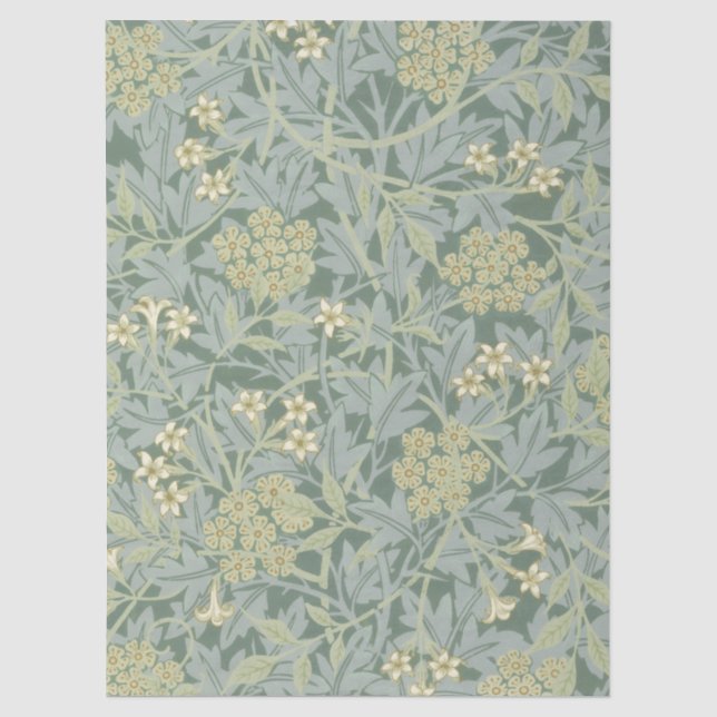 Papier Mousseline William Morris | motif Jasmin (Recto)