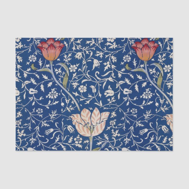 Papier Mousseline William Morris Motif Medway (Recto)