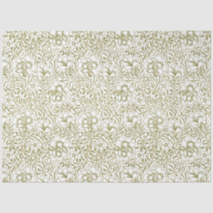 Papier Mousseline William Morris Motif Vintage Carnation