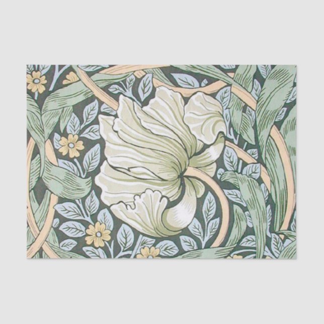 Papier Mousseline William Morris Pimpernel Fond d'écran floral (Recto)