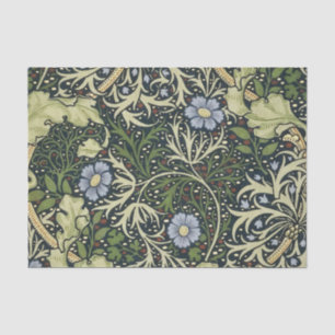 Papier Mousseline William Morris Seaweed Pattern Floral Vintage