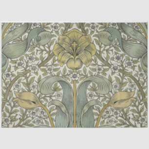 Papier Mousseline William Morris Spring Motif classique épais