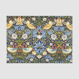 Papier Mousseline William Morris, Strawberry Thief,