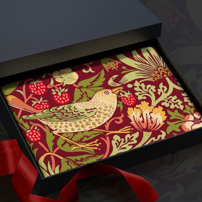 Papier Mousseline William Morris Strawberry Thief Tissue Paper (Créateur téléchargé)