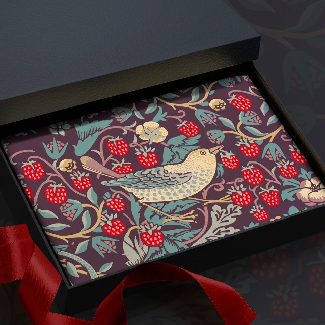 Papier Mousseline William Morris Strawberry Thief Tissue Paper (Créateur téléchargé)
