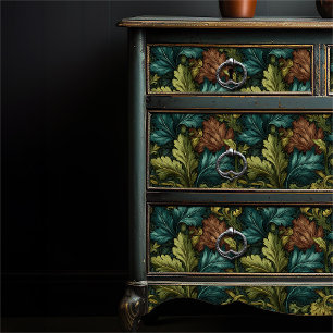 Papier Mousseline William Morris Style Victorian Green Botanique
