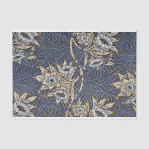 Papier Mousseline William Morris Tulip et Willow Floral