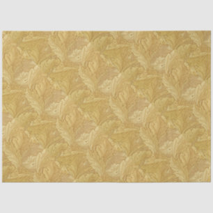 Papier Mousseline William Morris Vintage Foliage Gold Motif