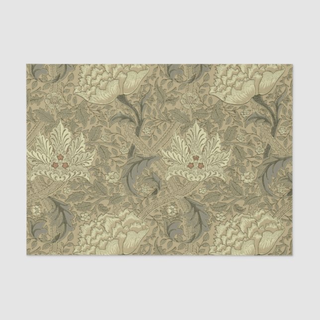 Papier Mousseline William Morris Windrush Motif de fond d'écran (Recto)