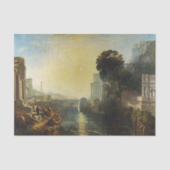 Papier Mousseline William Turner - Dido building Carthage (Recto)