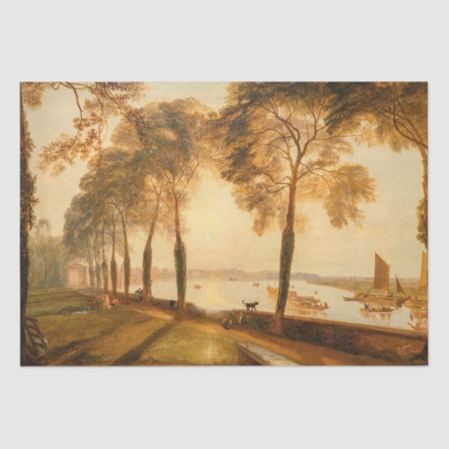 Papier Mousseline William Turner - Mortlake Terrace (Recto)