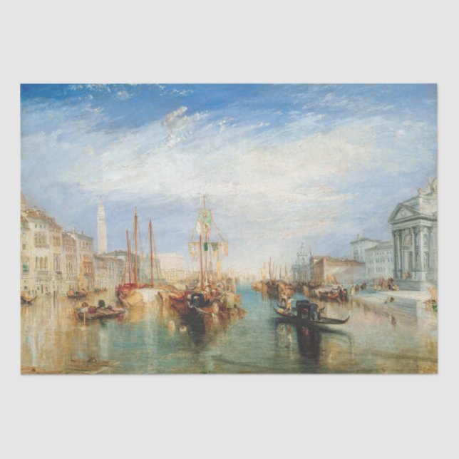Papier Mousseline William Turner - Venice Porch Madonna della Salute (Recto)