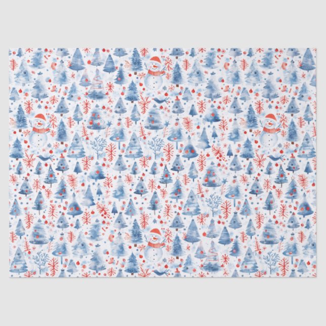 Papier Mousseline Winter Wonderland (Recto)