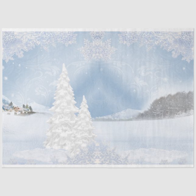 Papier Mousseline Winter Wonderland Design Series 7 (Recto)