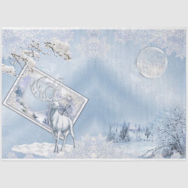 Papier Mousseline Winter Wonderland Design Series 9 (Recto)