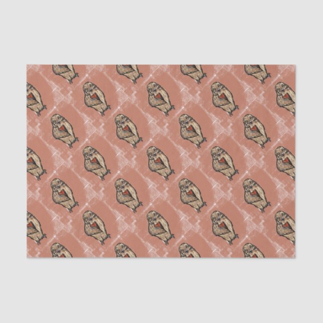 Papier Mousseline Wise Owl (Recto)