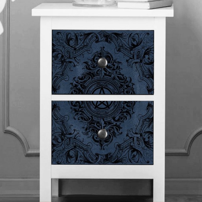 Papier Mousseline Witchery Flourish | Dusty Blue Imaginaire Pentacle (Créateur téléchargé)