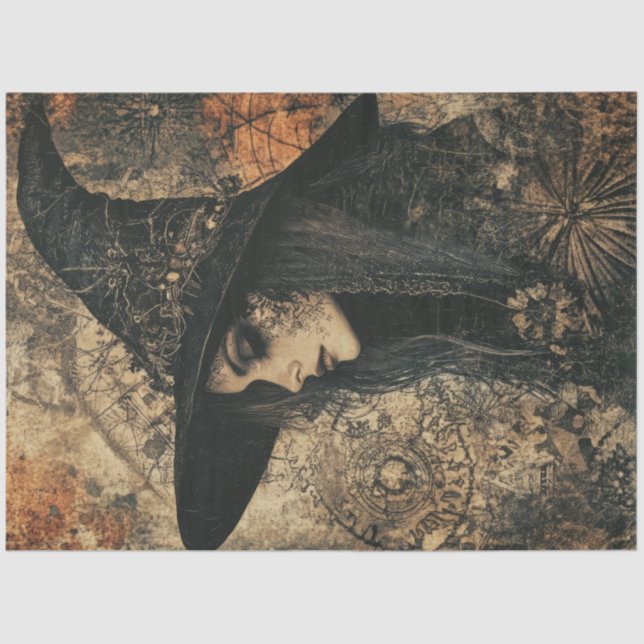 Papier Mousseline Witchy Woman Vintage (Recto)
