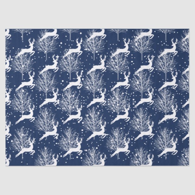 Papier Mousseline Woodland Reindeer (Recto)