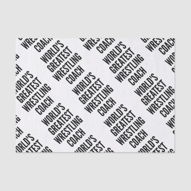 Papier Mousseline Worlds Greatest Wrestling (Recto)