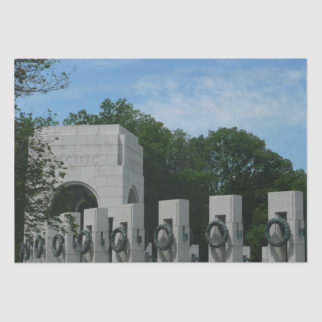 Papier Mousseline Wreath II commémorative 2ème guerre mondiale à Was (Recto)