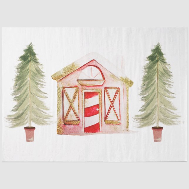 Papier Mousseline XMAS Gnome Design 4 (Recto)