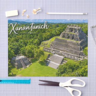 Papier Mousseline Xunantunich Belize site archéologique maya