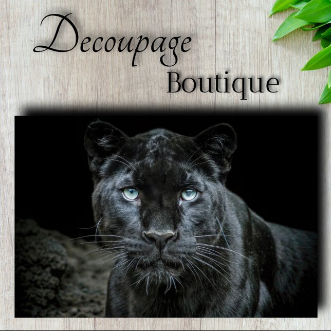 Papier Mousseline Yeux d'obsidienne découpage (Obsidian Eyes Decoupage Tissue Paper)