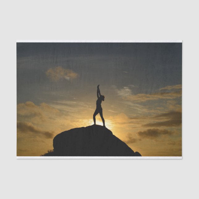 Papier Mousseline Yoga de lever de soleil (Recto)