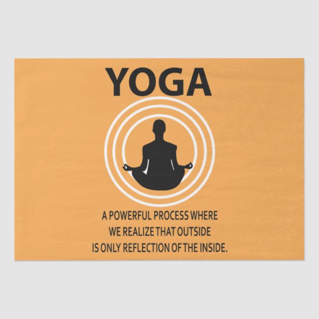 Papier Mousseline Yoga Méditation Yoga (Recto)