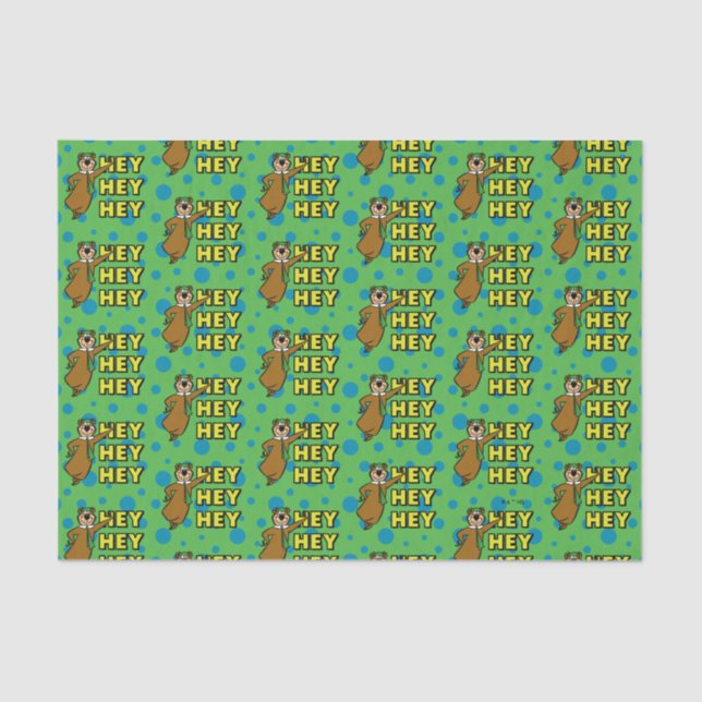 Papier Mousseline Yogi Bear Hey Hey Hey (Recto)