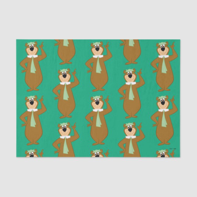 Papier Mousseline Yogi "Plus Intelligent Que L'Ours Moyen" (Recto)